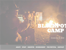 Tablet Screenshot of blackpotcamp.com